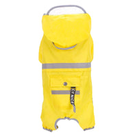 HKM-7196861 Waterproof Four-Legged Raincoat for Small and Medium Dogs and Cats with Adjustable Design