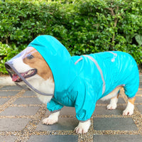 HKM-7196861 Waterproof Four-Legged Raincoat for Small and Medium Dogs and Cats with Adjustable Design