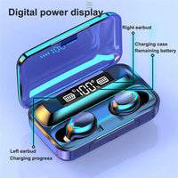 HKM-719699 Waterproof True Wireless Earbuds with Binaural Calling, Model F9-5 TWS Headset