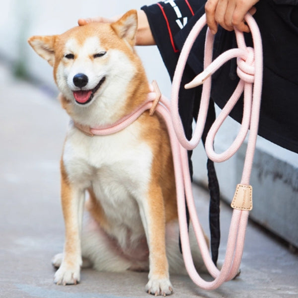 HKM-7198269 Light Green Multi-Functional Anti-Burst Pet Chest Harness with Adjustable 3.8m Leash