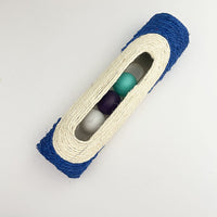 HKM-7199293 Cat Self-Playing Relief Toy with Sisal and Plastic Ball - 28.5cm Long