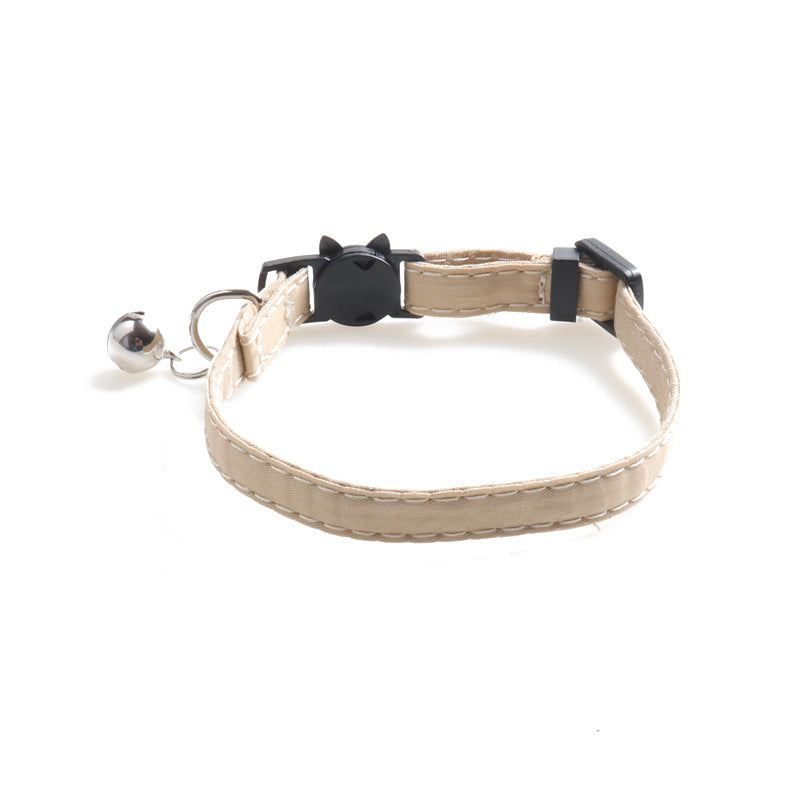 HKM-7200445 Solid Color Cloth Pet Collar, 1.0*28CM, Available in Four Colors