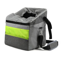 HKM-7200701 Geometric Pattern Oxford Material Pet Bag Bicycle Basket with D Buckles