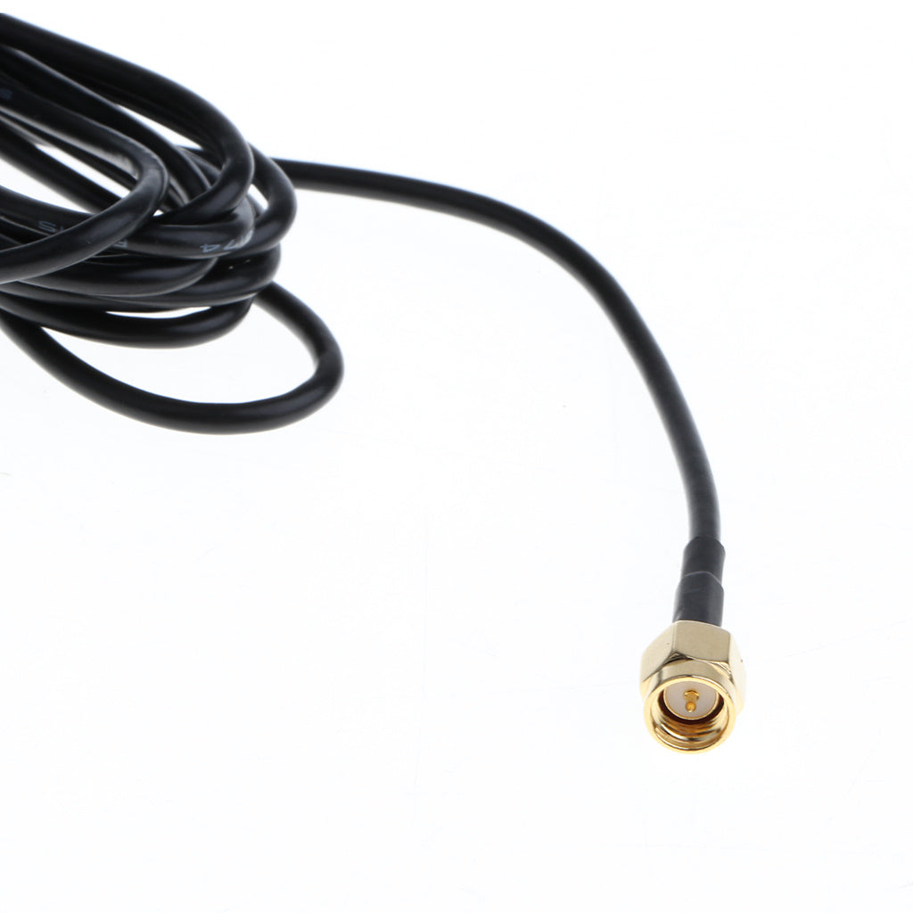 HKM-720083 Outdoor 5dBi Omni-Directional 4G LTE SMA Antenna Signal Booster - Waterproof Design, 1.5m Cable