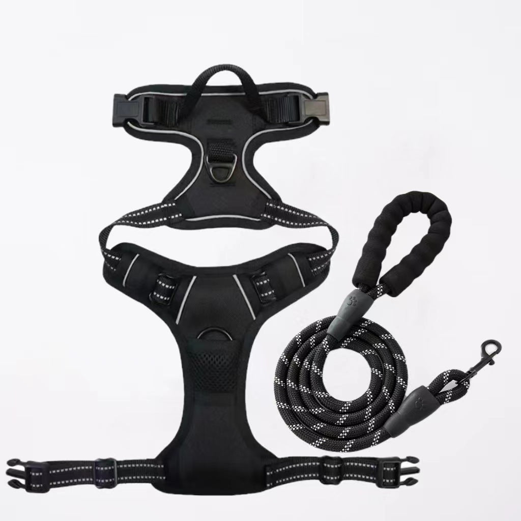 HKM-7201085 Nylon Dog Hand-Holding Rope for Chest and Back – Available in Multiple Colors (1.5m)