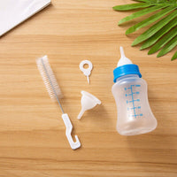 HKM-7202237 Pet Multi-Pacifier Soft Spout and Bottle Brush 3-Piece Set for Cats and Small Pets