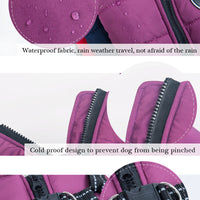 HKM-7202877 Reflective Waterproof Dog Coat for Large Breeds - Cold-proof & Warm Autumn/Winter Jacket