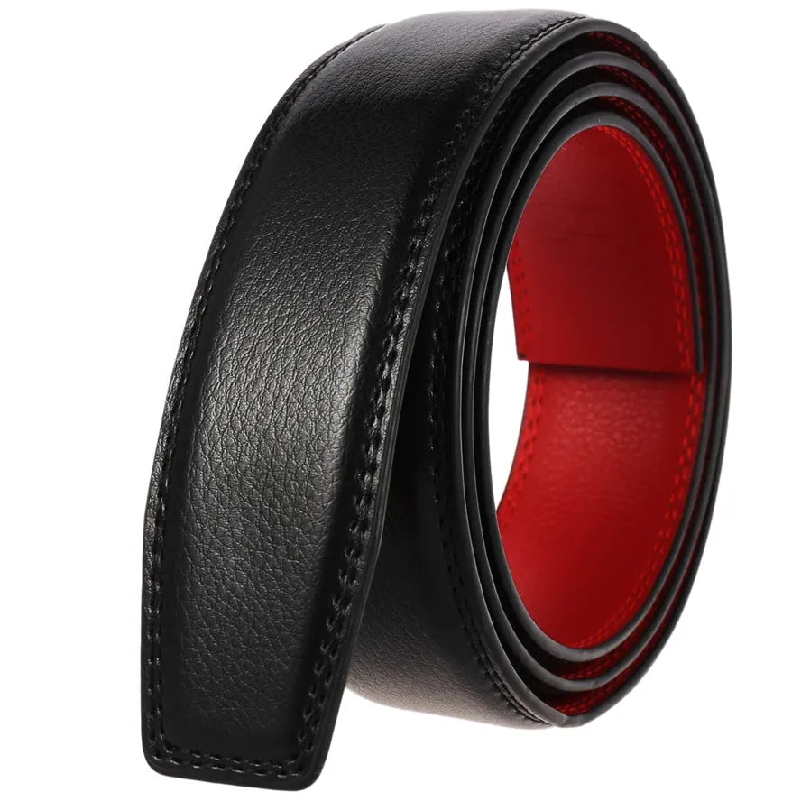 HKM-720403 Men's Second Layer Cowhide Belt Without Buckle - Stylish and Durable Design