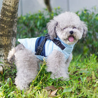 HKM-7204797 Reflective Thickened Dog Chest Vest in Pink, Blue, and Navy - Stylish Casual Fit for All Sizes