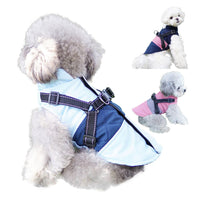 HKM-7204797 Reflective Thickened Dog Chest Vest in Pink, Blue, and Navy - Stylish Casual Fit for All Sizes