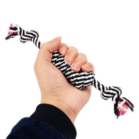 HKM-7205053 Cotton Rope Chew Toy for Small to Medium Dogs - Molar Cleaning and Fun
