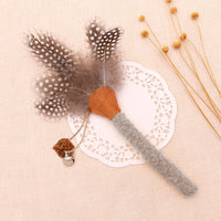 HKM-7205693 Natural Cat Chew Sticks with Feather for Teeth Cleaning and Stress Relief, 3-Color Set