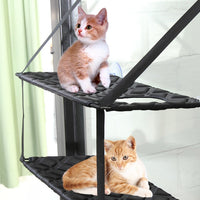 HKM-7205821 Indoor Cat Hammock Window Perch Bed for Cats - Spacious, Durable, and Easy to Clean