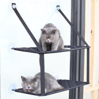 HKM-7205821 Indoor Cat Hammock Window Perch Bed for Cats - Spacious, Durable, and Easy to Clean