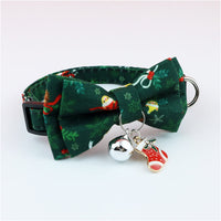 HKM-7206205 Detachable Polyester Pet Bow Collar - Adjustable with Traction Rope, Available in Multiple Colors