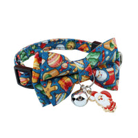 HKM-7206205 Detachable Polyester Pet Bow Collar - Adjustable with Traction Rope, Available in Multiple Colors