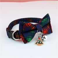 HKM-7206205 Detachable Polyester Pet Bow Collar - Adjustable with Traction Rope, Available in Multiple Colors