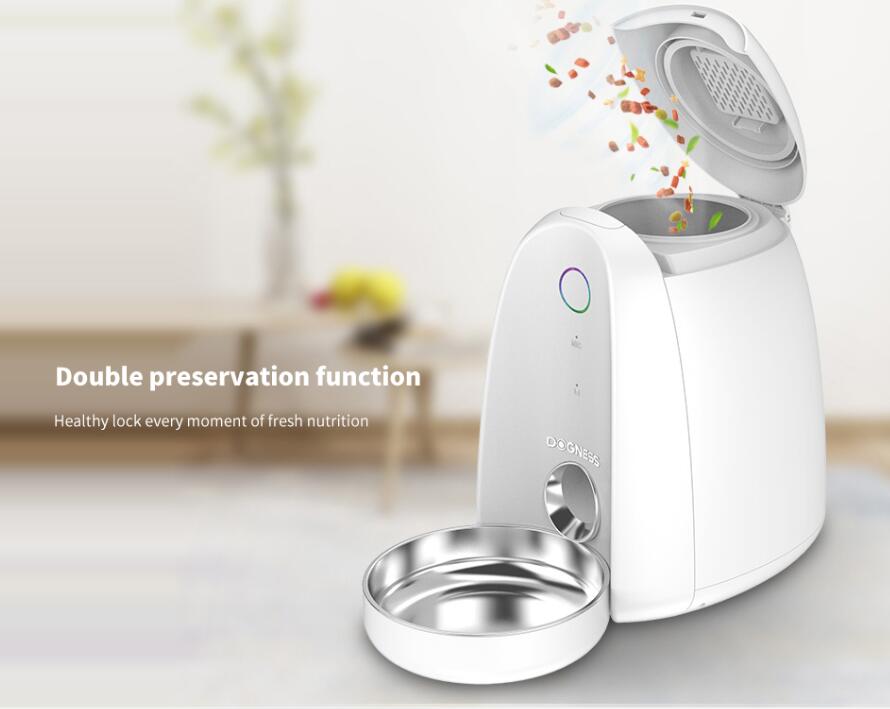 HKM-7207997 2L WiFi Smart Pet Feeder with App Control and Manual Feeding Function