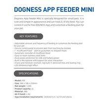 HKM-7207997 2L WiFi Smart Pet Feeder with App Control and Manual Feeding Function