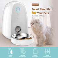 HKM-7207997 2L WiFi Smart Pet Feeder with App Control and Manual Feeding Function
