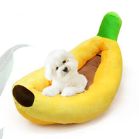 HKM-7208253 Removable and Washable Four-Season Pet Kennel Mat in Yellow - Soft Cloth Material, XS to L Sizes Available