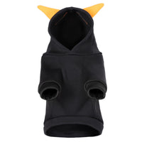 HKM-7208381 Casual Two-Legged Clothing for Pets in Black and Yellow - Sizes S, M, L, XL