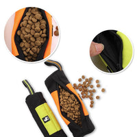 HKM-7209021 Portable Dog Snack Storage Bag with Waterproof Lining - Multiple Sizes Available