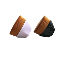 HKM-720915 Soft Synthetic Fiber Foundation and Blush Brush for Loose Powder Makeup