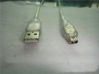 HKM-720915 Transparent USB AM to 4P Cable for Computer Peripherals - 1m Length, Copper Material