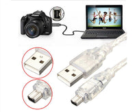 HKM-720915 Transparent USB AM to 4P Cable for Computer Peripherals - 1m Length, Copper Material