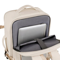 HKM-720915 Waterproof Polyester Laptop Backpack for 17-Inch Computers - Versatile Business Travel Bag