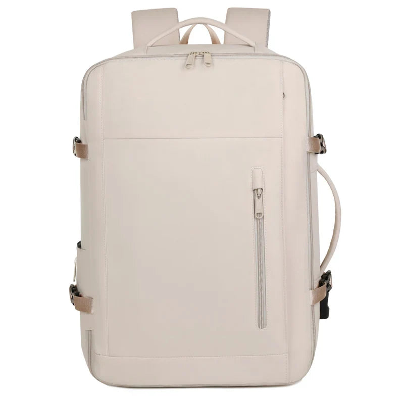 HKM-720915 Waterproof Polyester Laptop Backpack for 17-Inch Computers - Versatile Business Travel Bag
