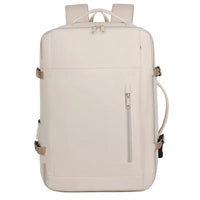HKM-720915 Waterproof Polyester Laptop Backpack for 17-Inch Computers - Versatile Business Travel Bag