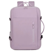 HKM-720915 Waterproof Polyester Laptop Backpack for 17-Inch Computers - Versatile Business Travel Bag