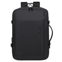 HKM-720915 Waterproof Polyester Laptop Backpack for 17-Inch Computers - Versatile Business Travel Bag