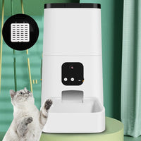 HKM-7210173 Automatic Pet Feeder with Timed & Quantitative Settings for Dogs and Cats, 5L Capacity, Detachable Design