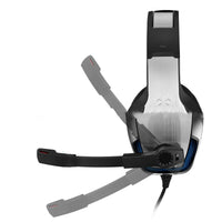 HKM-721171 Heavy Bass Wired Headphones with Luminous Design and Built-in Microphone