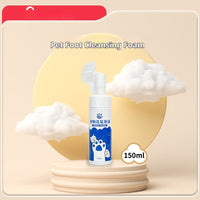 HKM-7211837 Pet Foot Cleaning Foam for Dogs and Cats - 150ml Paw Washing Brush