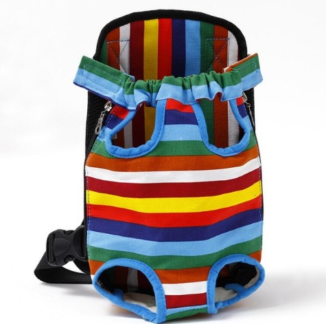 HKM-7214141 Portable Chest and Shoulder Pet Carrier Bag with Breathable Mesh Design
