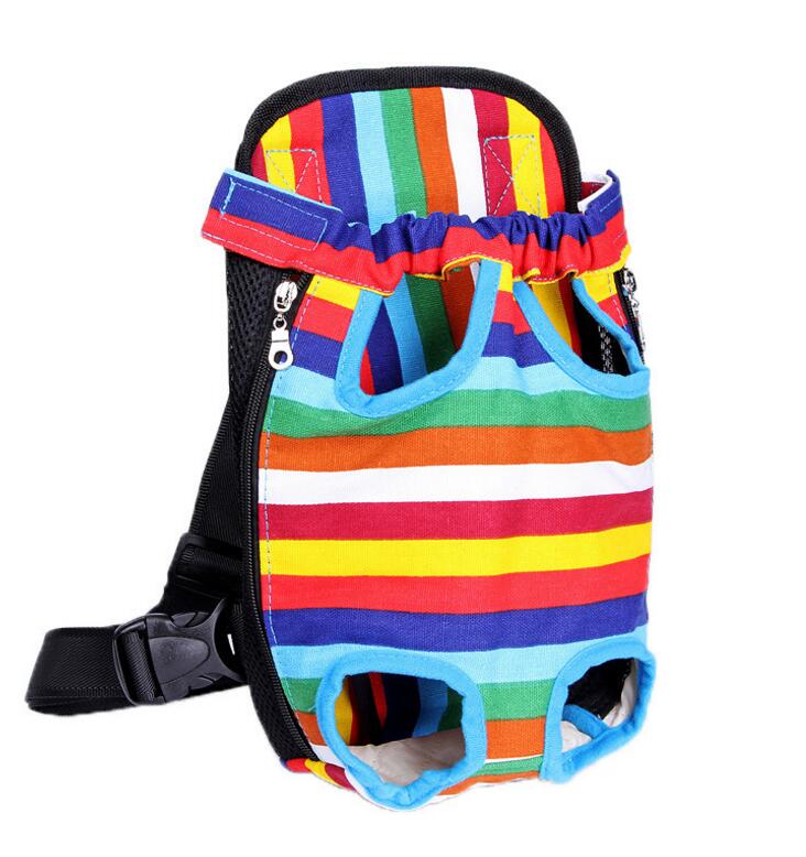 HKM-7214141 Portable Chest and Shoulder Pet Carrier Bag with Breathable Mesh Design