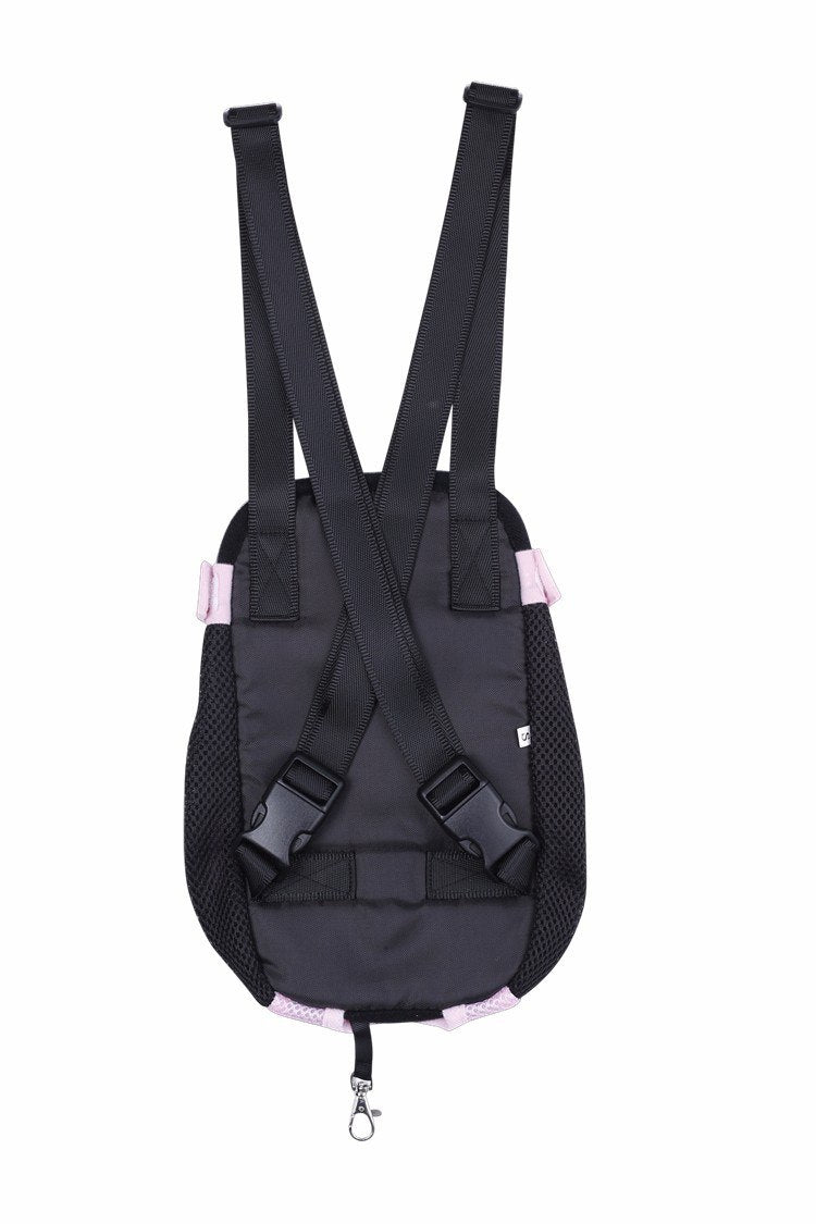 HKM-7214141 Portable Chest and Shoulder Pet Carrier Bag with Breathable Mesh Design