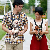 HKM-7214141 Portable Chest and Shoulder Pet Carrier Bag with Breathable Mesh Design