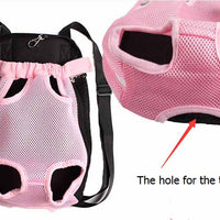 HKM-7214141 Portable Chest and Shoulder Pet Carrier Bag with Breathable Mesh Design