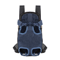HKM-7214141 Portable Chest and Shoulder Pet Carrier Bag with Breathable Mesh Design