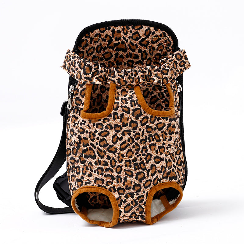 HKM-7214141 Portable Chest and Shoulder Pet Carrier Bag with Breathable Mesh Design