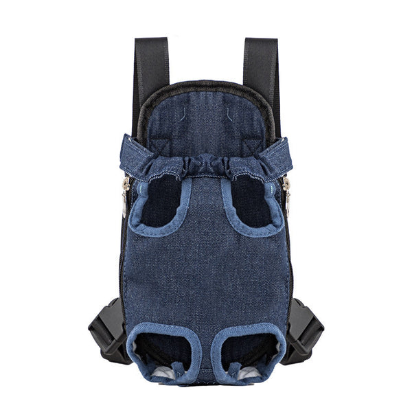 HKM-7214141 Portable Chest and Shoulder Pet Carrier Bag with Breathable Mesh Design