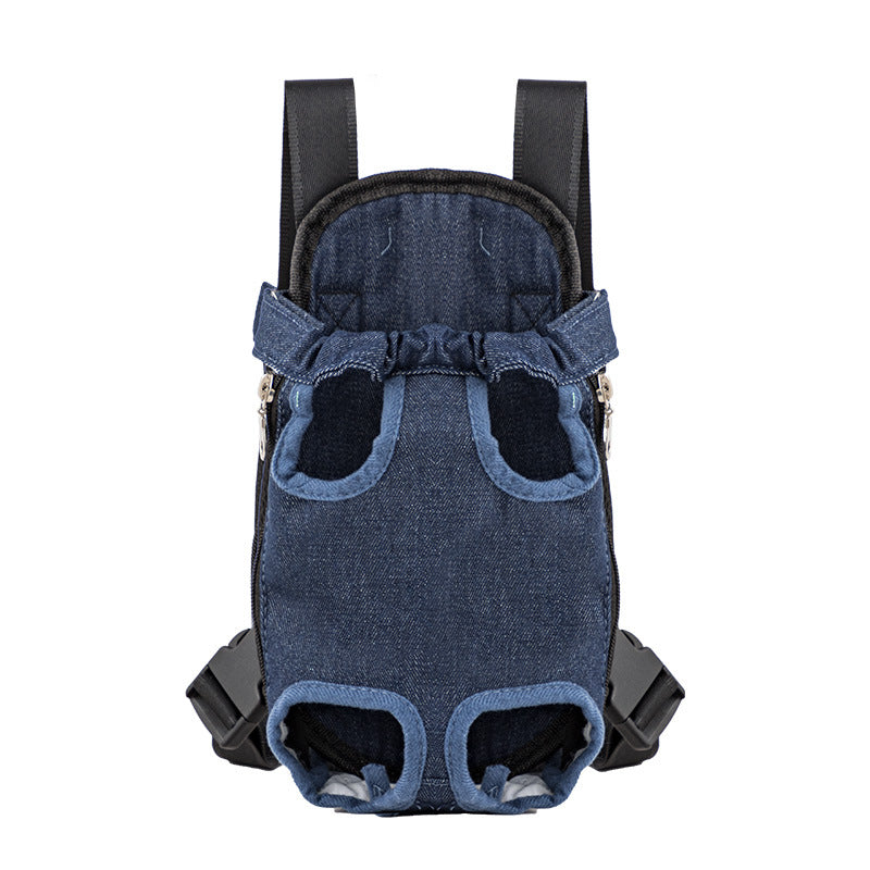 HKM-7214141 Portable Chest and Shoulder Pet Carrier Bag with Breathable Mesh Design