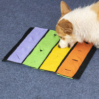 HKM-7214781 Double-Sided Sniffing Toy for Dogs - Multi-Functional Polar Fleece Felt Roll