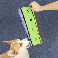 HKM-7214781 Double-Sided Sniffing Toy for Dogs - Multi-Functional Polar Fleece Felt Roll