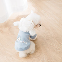 HKM-7215037 Cute Cartoon Hooded Sweater for Dogs and Cats - Soft Milk Silk Fabric, Various Sizes Available